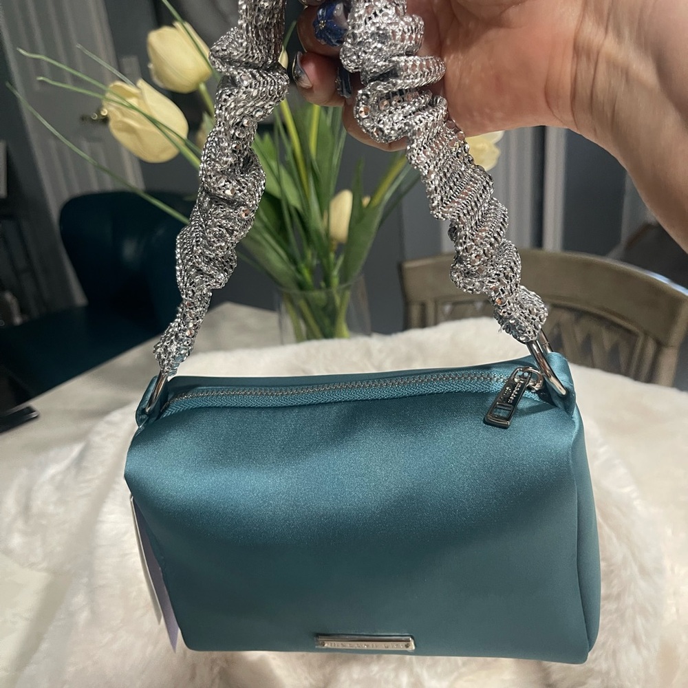 Madden Girl Shoulder Bag with Stylish Silver Handle